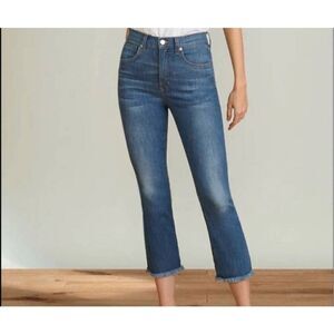 Veronica Beard Carly Kick Flare High Rise Jeans in Sunrise sz 32